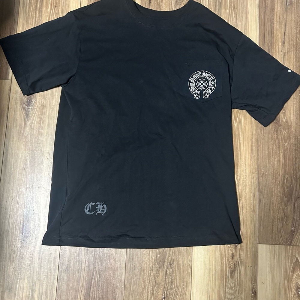 Men's Black Chrome Hearts T-Shirt